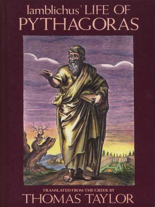 Cover image for Iamblichus' Life of Pythagoras